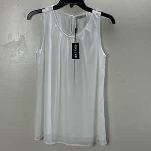 Beyove top white sleeveless loose fitting women’s S